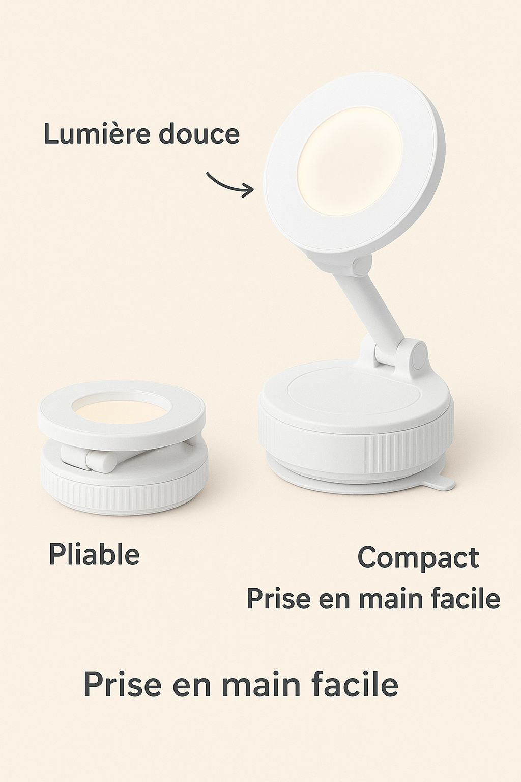 Support téléphone magnétique pliable