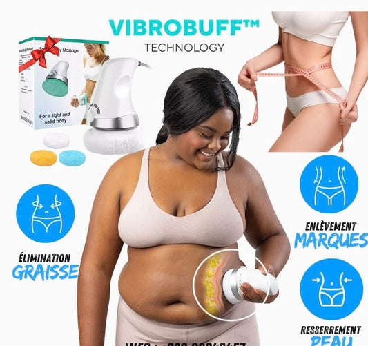 Appareil de Massage Minceur Électrique 3 en 1 (Vibro Masseur / Anti Cellulite / Brûleur de Graisse)