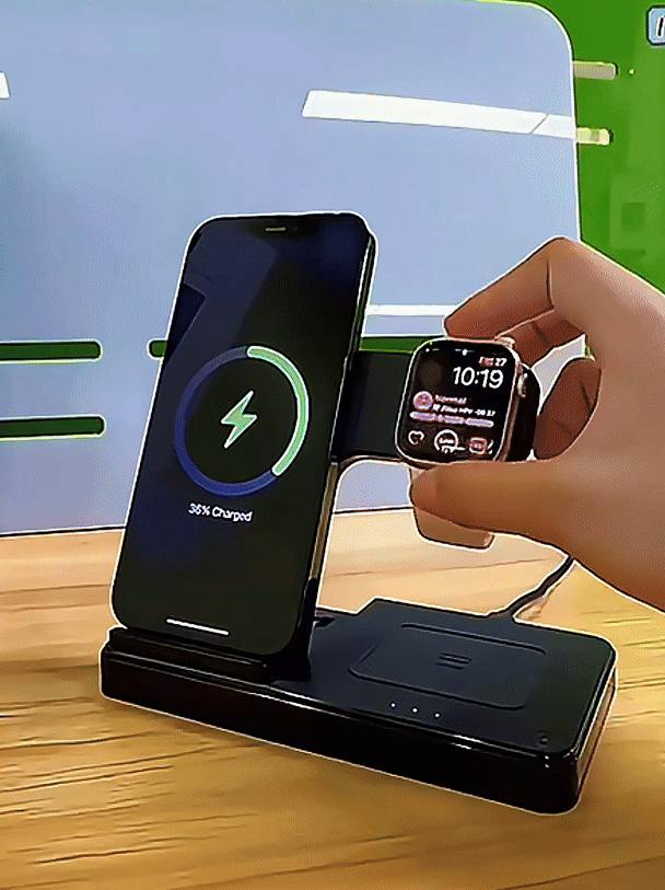 Wireless chargeur 4 en 1