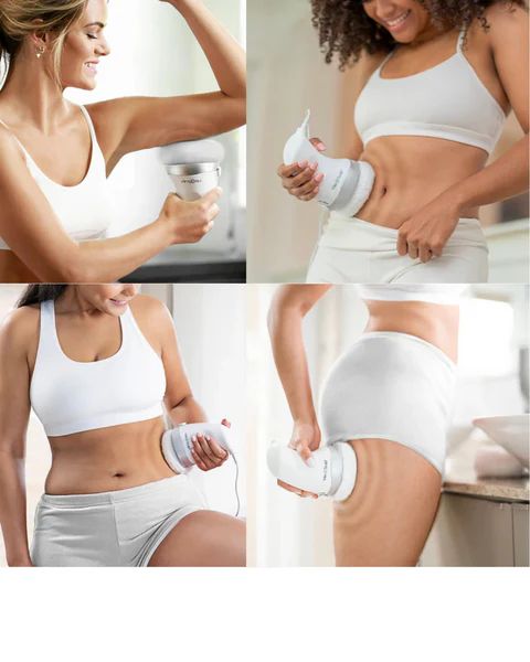 Appareil de Massage Minceur Électrique 3 en 1 (Vibro Masseur / Anti Cellulite / Brûleur de Graisse)